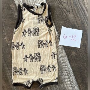 Kate Quinn Bear Family Sleeveless Romper Shortie